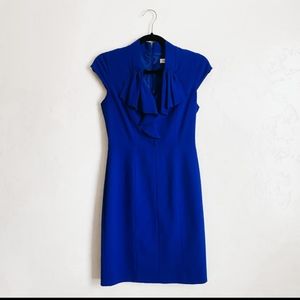 Calvin Klein | Cobalt Blue Ruffle Collar Dress 2P